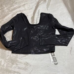 Glowmode Black Long Sleeve teens Top size XXL